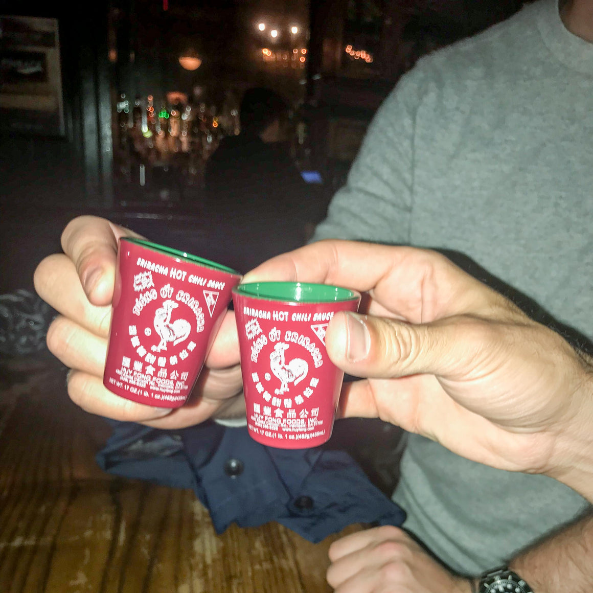 Sriracha Shot Glasses