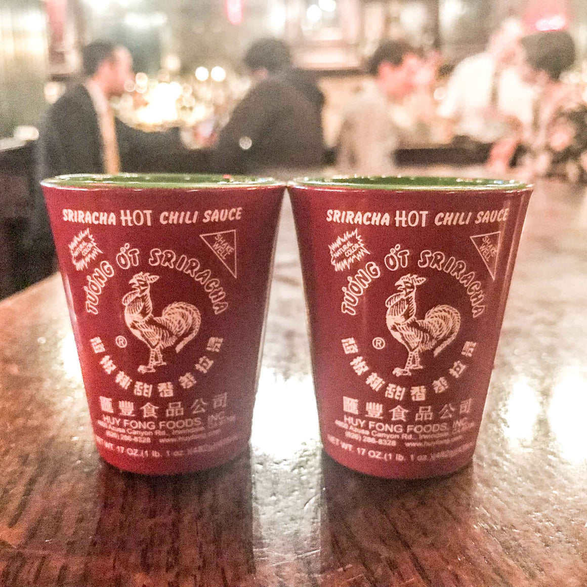 Sriracha Shot Glasses