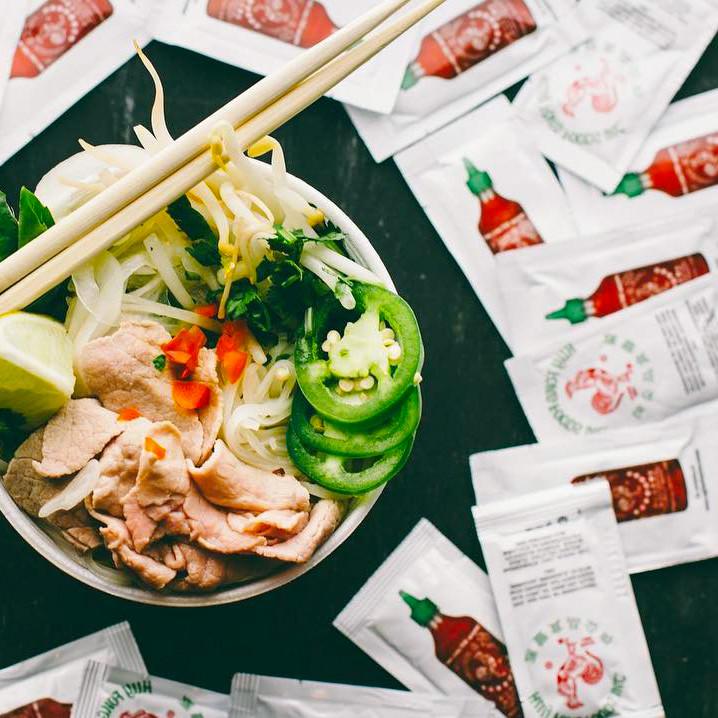 Sriracha Packets with Pho