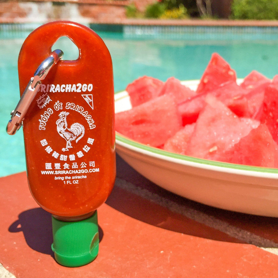 Sriracha2Go - Mini Sriracha Keychain (1oz)
